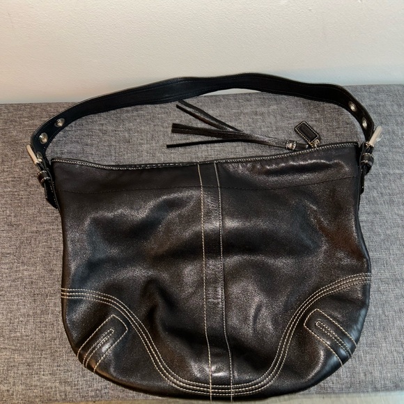 Coach Leather Hobo Bag (Medium-Large) - Picture 1 of 9